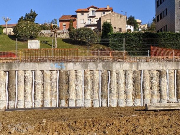 Cimentación micropilotes 50 viviendas en Santander